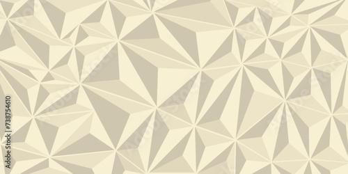 Triangle low poly pattern vector 3d for background design.