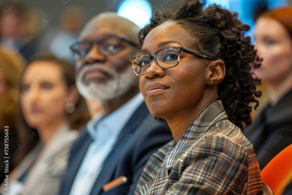 A business conference addressing the importance of diversity and inclusion A business conference addressing the importance of diversity and inclusion