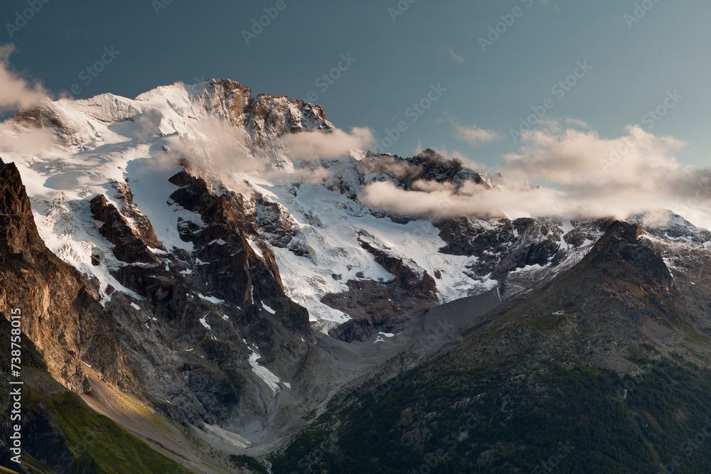 Obraz premium Face Nord du Rateau - Hautes Alpes