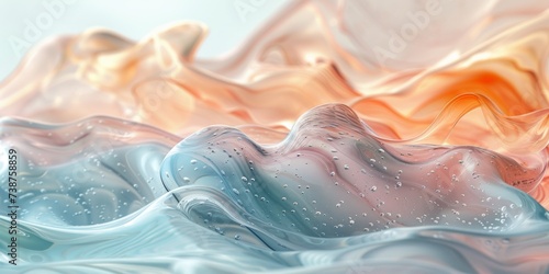 Abstract Colorful waves and Lines background for design and presentation © paul