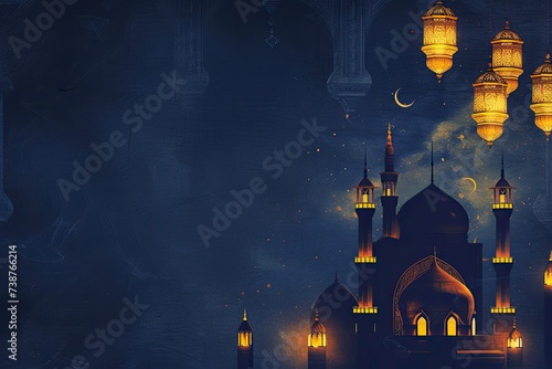 Luxury Geometric Patterns: 3D Islamic Holiday Celebration Background. This image is very suitable for Ramadhan greetings and your creative works.