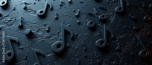 a group of musical notes