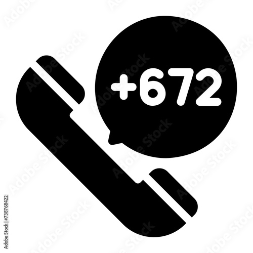 antarctica glyph icon