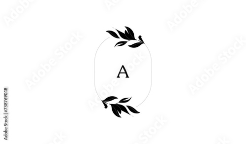 illustration of a carrot Leaves Alphabetical Logo