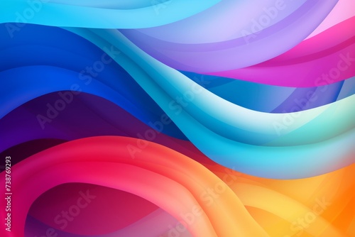Colors of may  abstract background with waves in blue  pink  orange and yellow huess  and with copyspace for your text. May background banner for special or awareness day  week or month