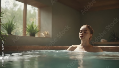 woman relaxing in spa © Gia