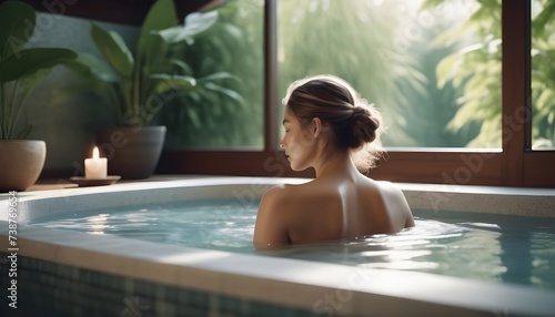 woman relaxing in spa © Gia