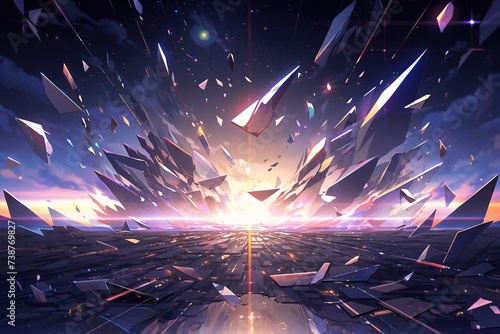 exposion effect dimension glass