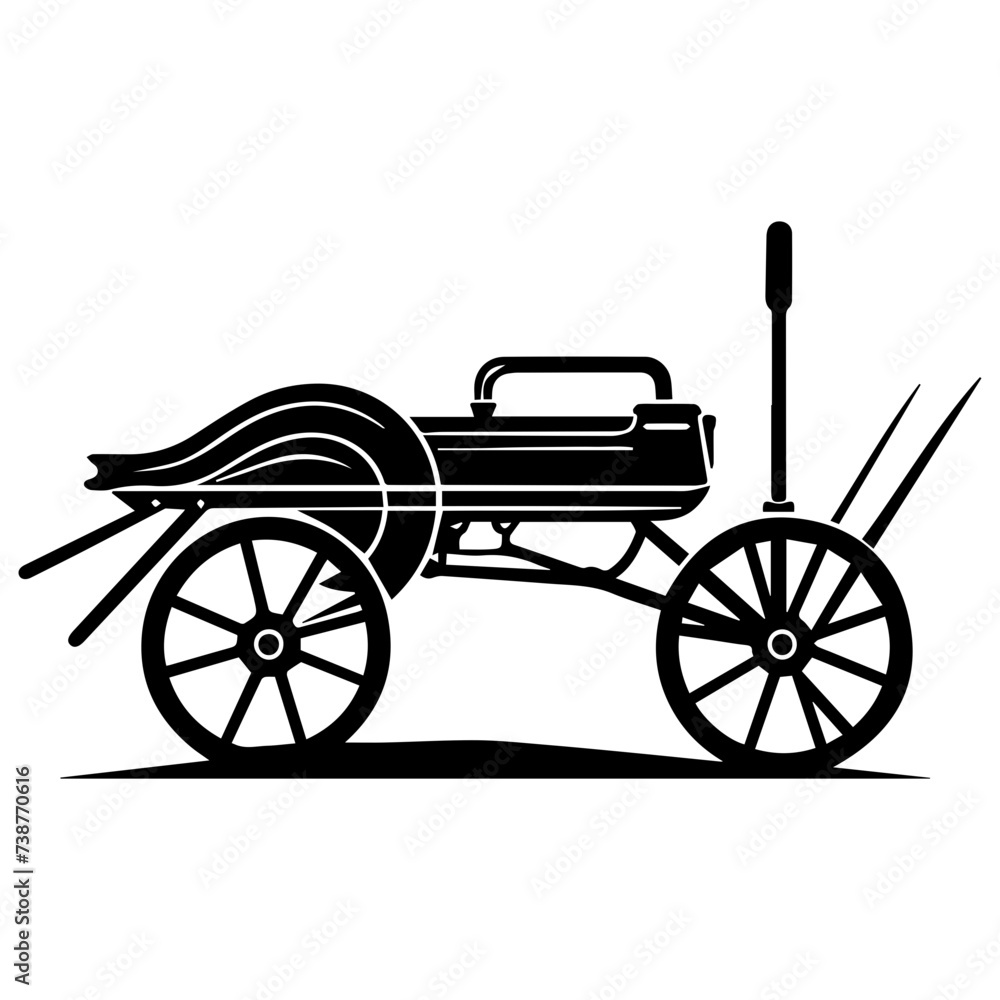Fototapeta premium carriage illustration