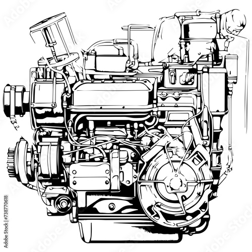 truck engine 