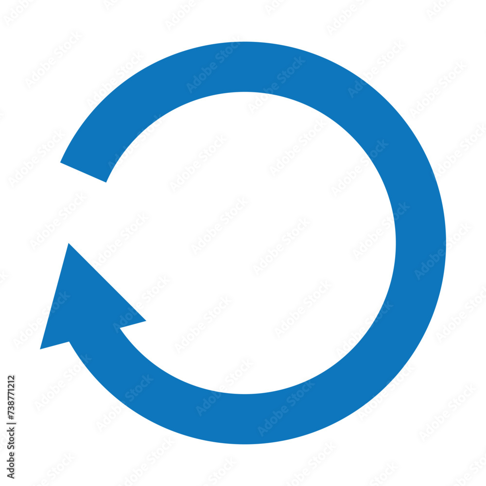 The refresh icon. Loading symbol. Flat The refresh icon. Loading symbol. Flat