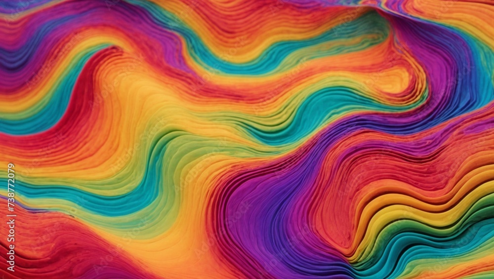 colorful abstract wallpaper, mesmerizing background in bright waves texture 