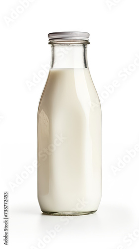 Bottle of milk. isolated on white background