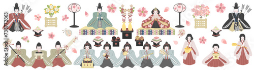 ひな祭りのセット