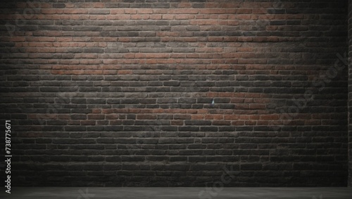 Brown and grey grunge brick wall texture background