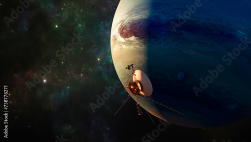 Fotografie View of the planet Neptune