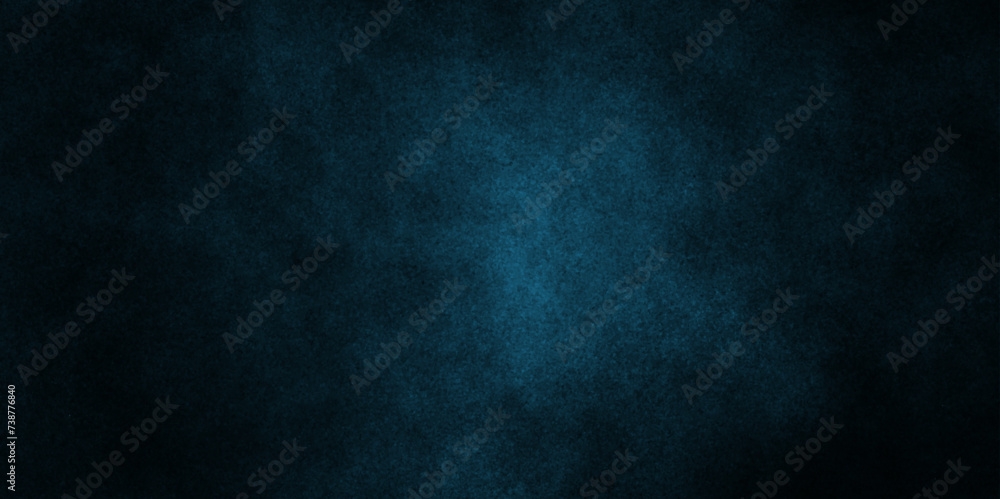Abstract classic blue grunge decorative navy dark wall background. Blue grunge marbled texture banner background. Black and blue grunge background with space view. Light blue grunge paper textrue.