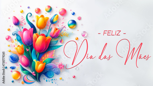 Cuadro en lienzo Dia das Mães