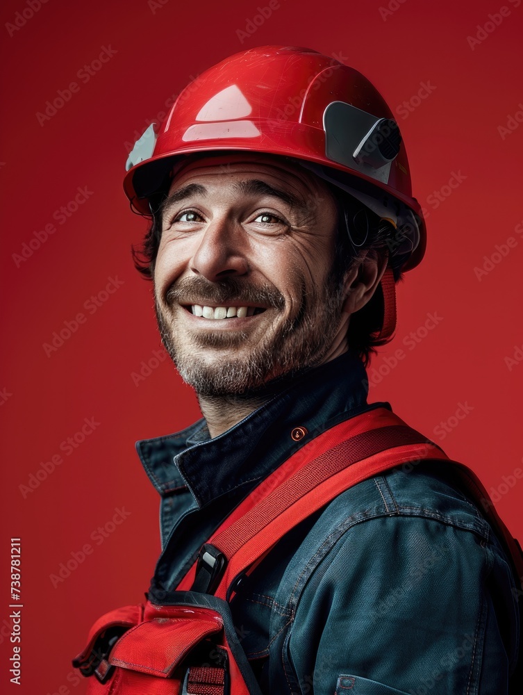 Engineer worker male with smile face in professional background Engineer worker male with smile face in professional background