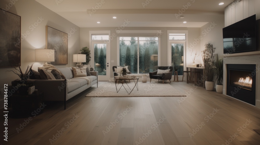 Modern living room interiorfront view modern living room of house Modern living room interiorfront view modern living room of house