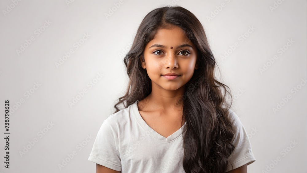 portrait of a Indian teen Girl posing Generative Ai portrait of a Indian teen Girl posing Generative Ai