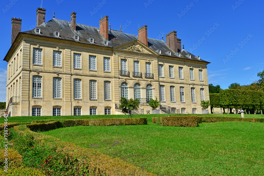 Chaussy, France - may 15 2023 : Villarceaux estate