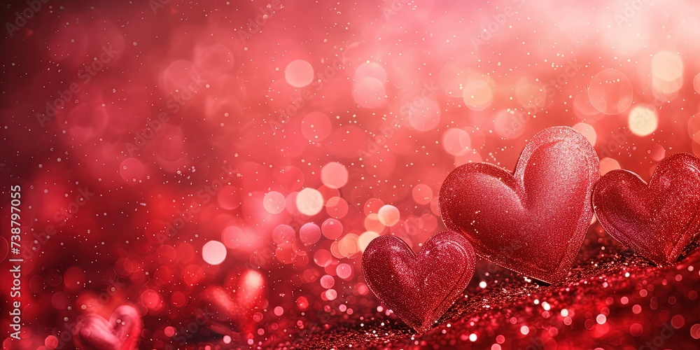 Hearts, heart as a symbol of tender feelings, background, template, wallpaper.