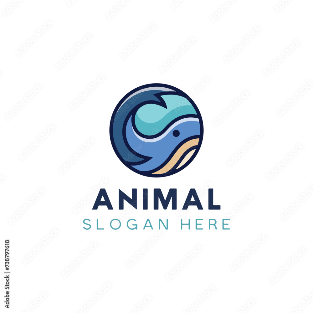 Animal logo, advertising, animal, badge, banner, beef, bird,