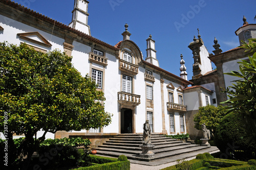 Vila Real, Portugal - july 3 2010 : the Mateus castle photo