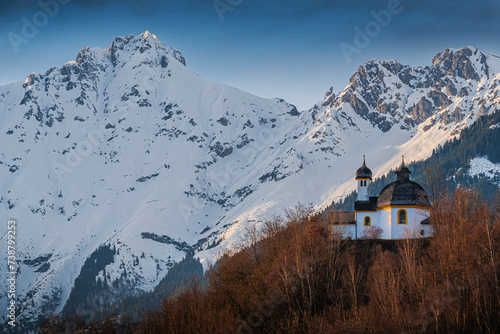 mountain church in the mountains