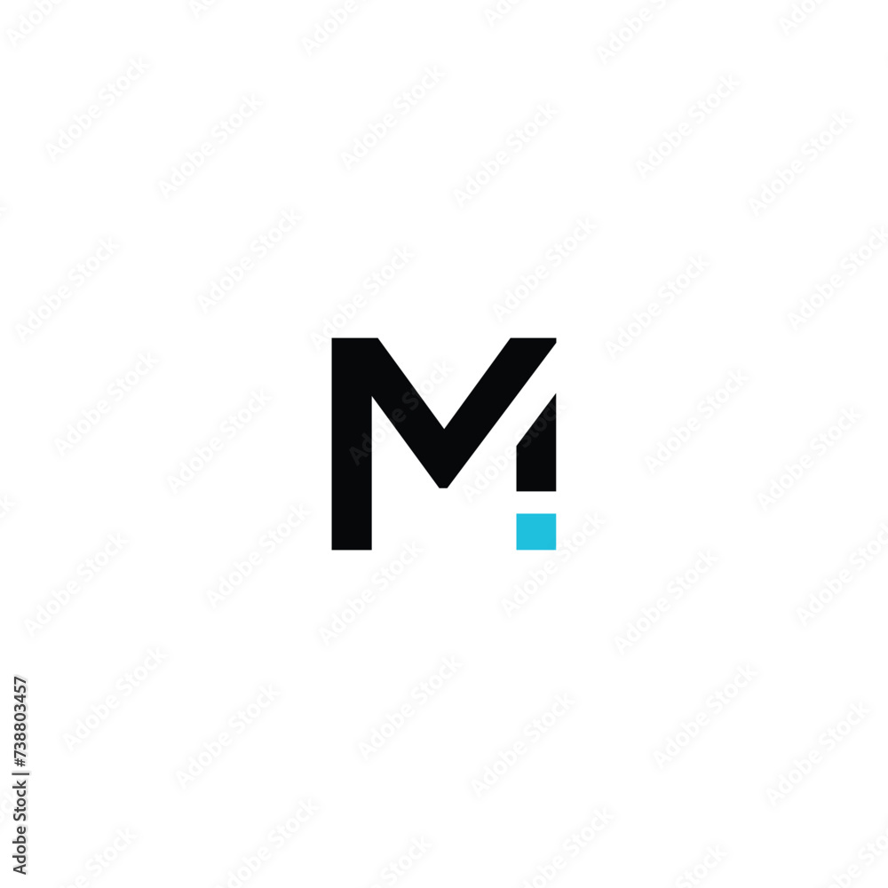 Mi Letter Initial Logo Design Template Vector Illustration Mi Letter Initial Logo Design Template Vector Illustration