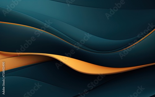 An abstract background of orange and gold lines