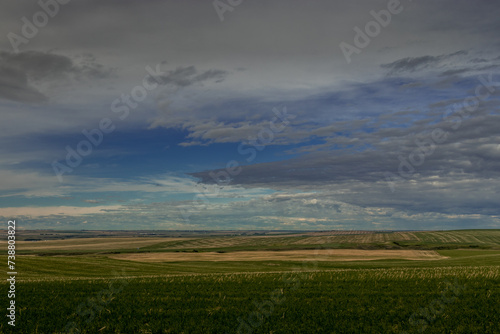 Porters Butte on the prairies Kneehill County Alberta Canada