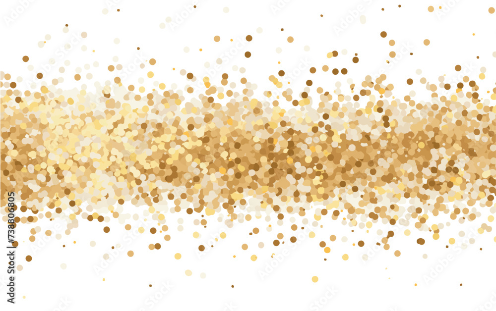 Gold glitter background with copy space