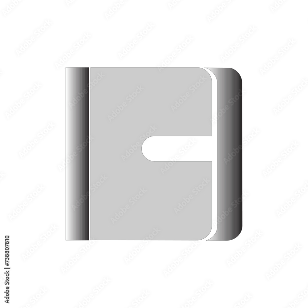 icon vector book template design trendy icon vector book template design trendy