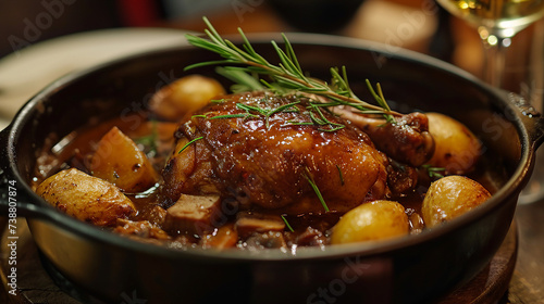 Coq au Vin - French Chicken in Red Wine Delight Image