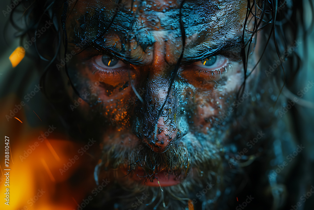 the face of an evil man.A man depressed showing emotion and evil in the intense eyes.
the face of an evil man.A man depressed showing emotion and evil in the intense eyes.