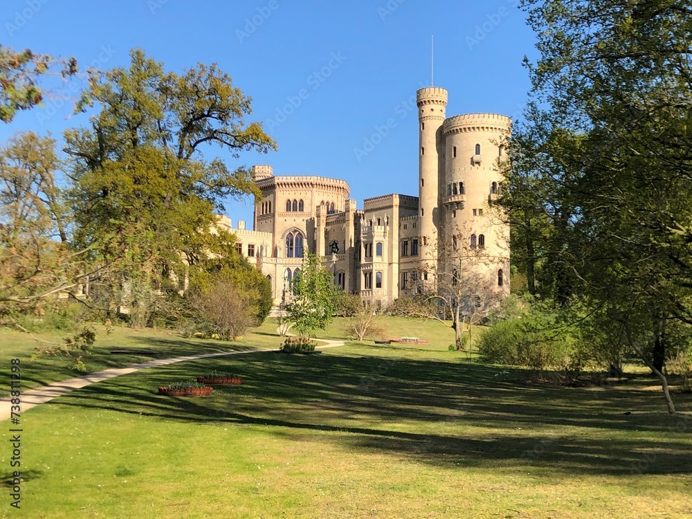 Fototapeta premium Blick auf das Schloss Babelsberg