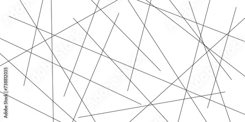 Black chaotic lines on white background illustration