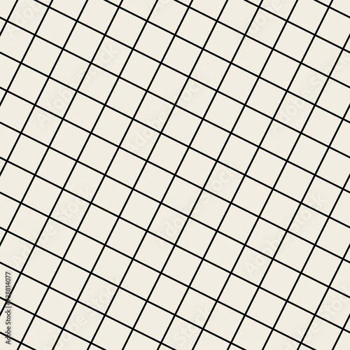 Vector seamless pattern. Distorted abstract texture. Square monochrome background. Contemporary digital simple tiles. Can be used as swatch for illustrator.