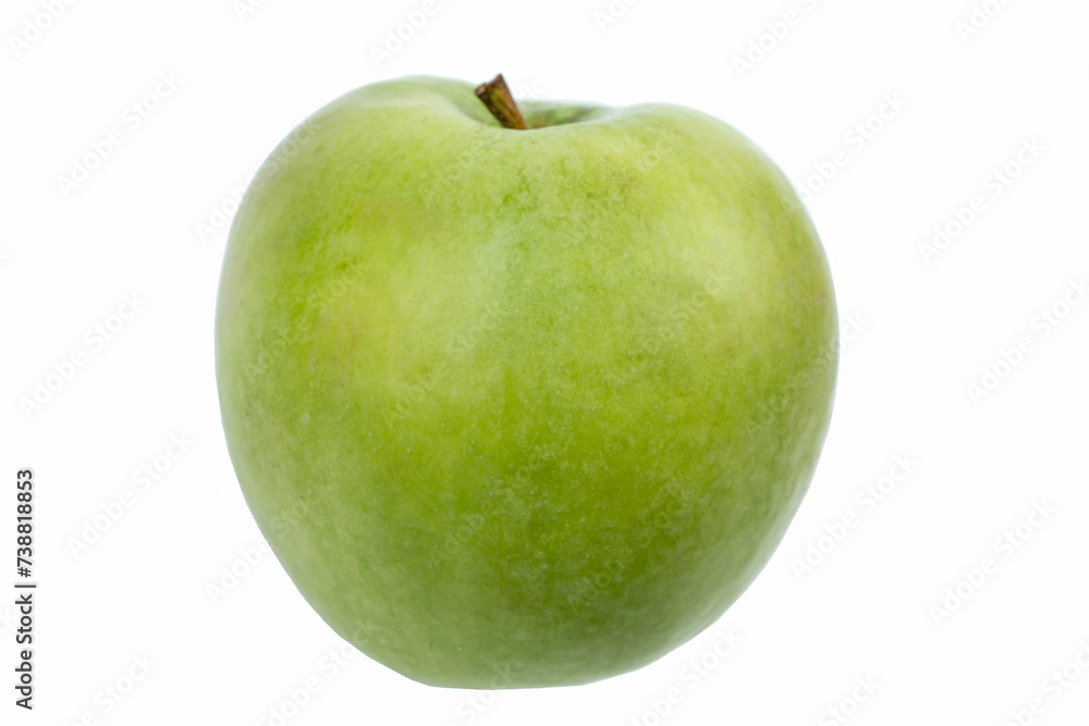 Fresh green apple isolated on white. With clipping path. Fresh green apple isolated on white. With clipping path.