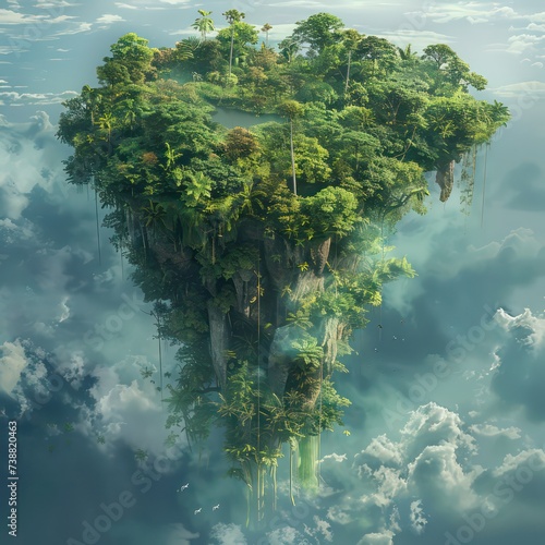 world with trees and vegetation