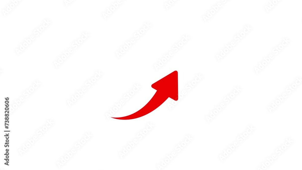 Animated arrow Isolated on Background.Icon to Improve Project, symbol of share animation Animated arrow Isolated on Background.Icon to Improve Project, symbol of share animation