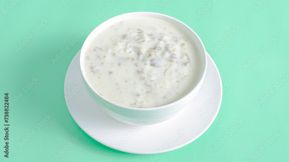 Azerbaijan yogurt soup bowl - Dovga Azerbaijan yogurt soup bowl - Dovga