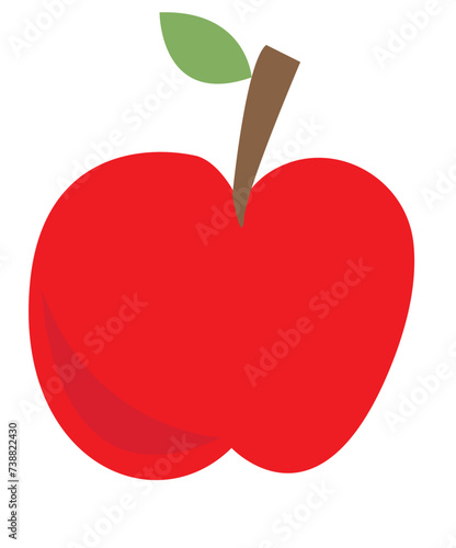 Apple hand drawing vector illustration