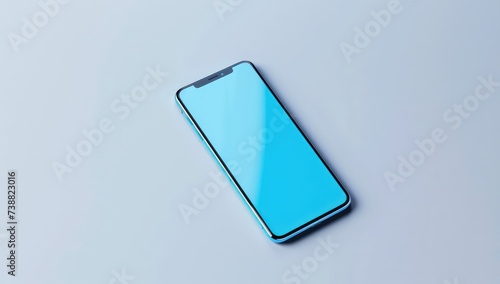 phone mockup with white background on white background