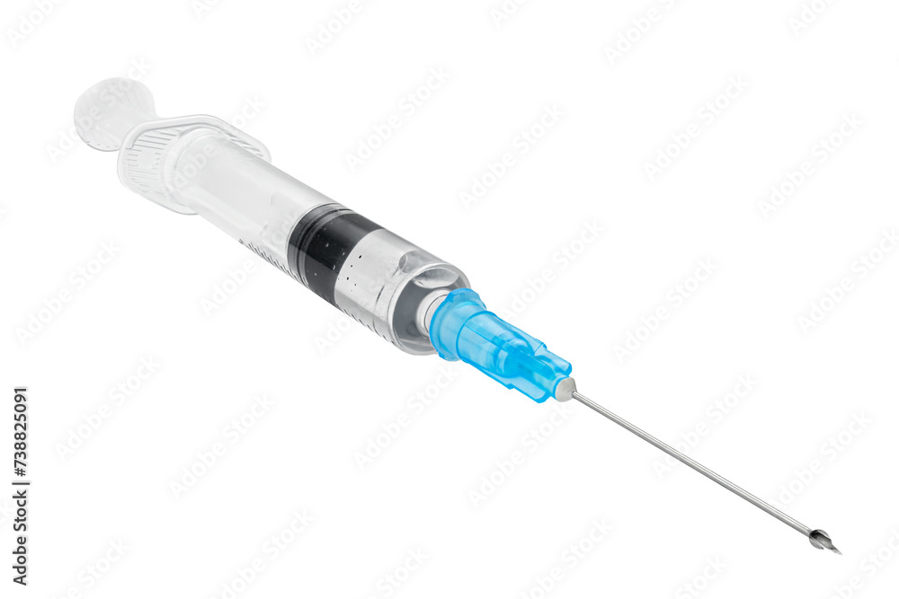 Fototapeta premium Medical syringe isolated