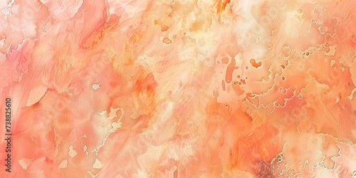 Peach fuzz watercolor background.
