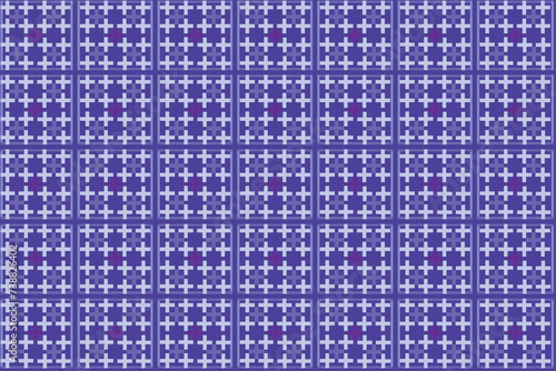 illustration pattern of the violet crass color with line on deep violet background.