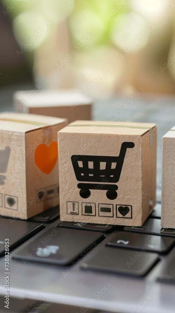 Fototapeta premium Visualize the role of customer feedback in shaping e commerce platforms